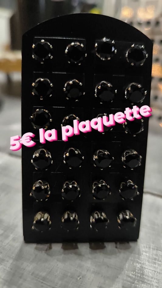 Lot de 12 paires de boucles d'oreilles - 13A
