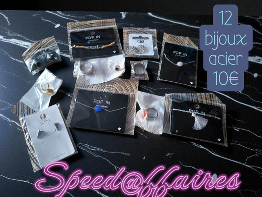 Lot de bijoux en acier (3) - 49D