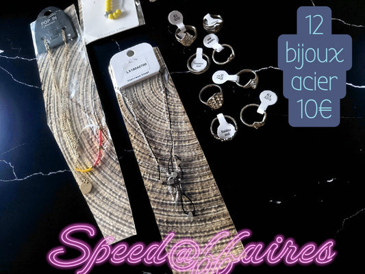 Lot de bijoux en acier (4) - 49J