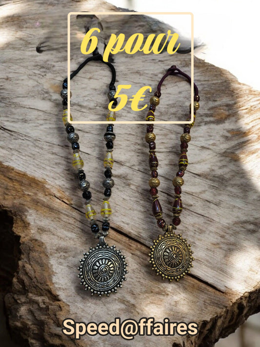 Lot de 6 colliers - 63C