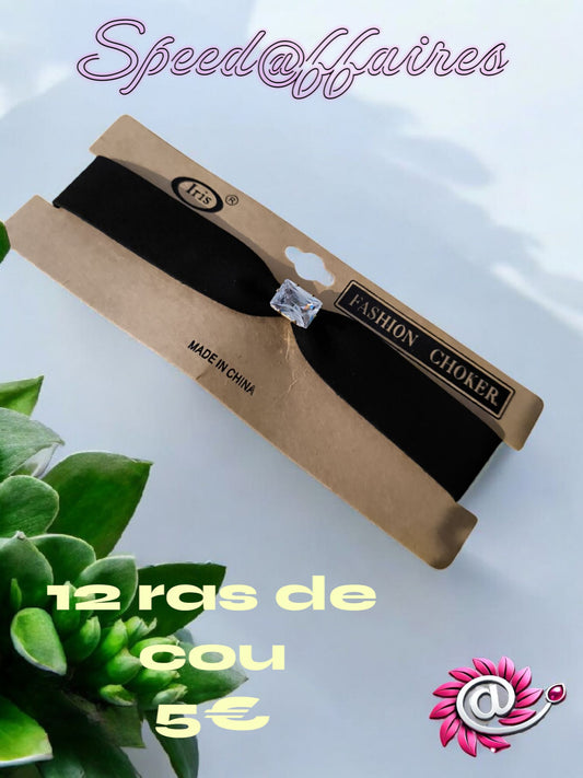 Lot de 12 ras de cou - 70A