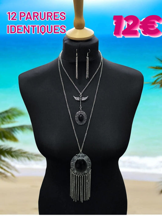 Lot de 12 parures identiques - 005