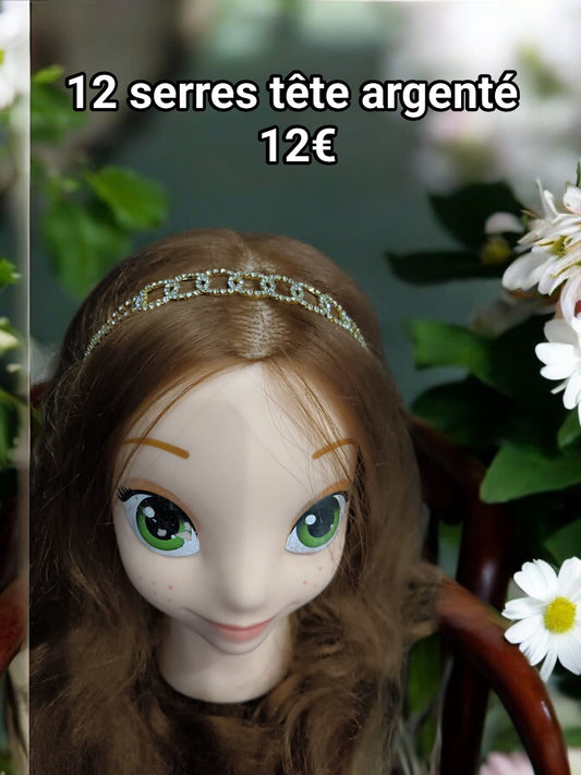 Lot de serre-têtes strass - Modèle 1 - 51E