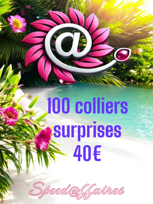 Lot de 100 colliers "surprises" - VRAC3